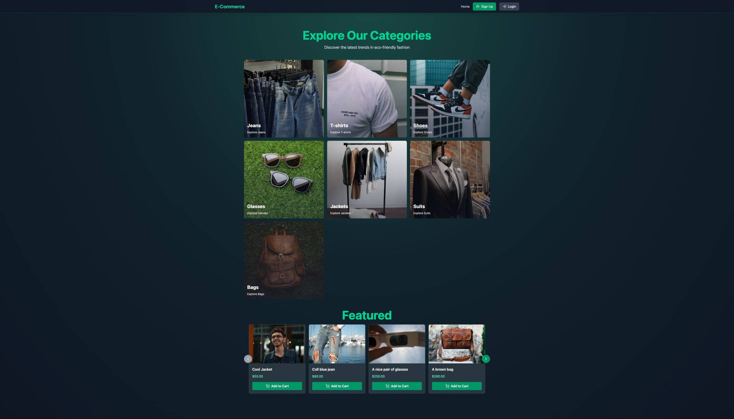 E-Commerce Site with Admin Feature preview